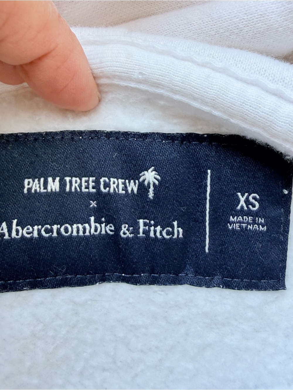 Abercrombie Fitch x Palm Tree Crew Oversized Hoodie Sweatshirt XS - Picture 6 of 12